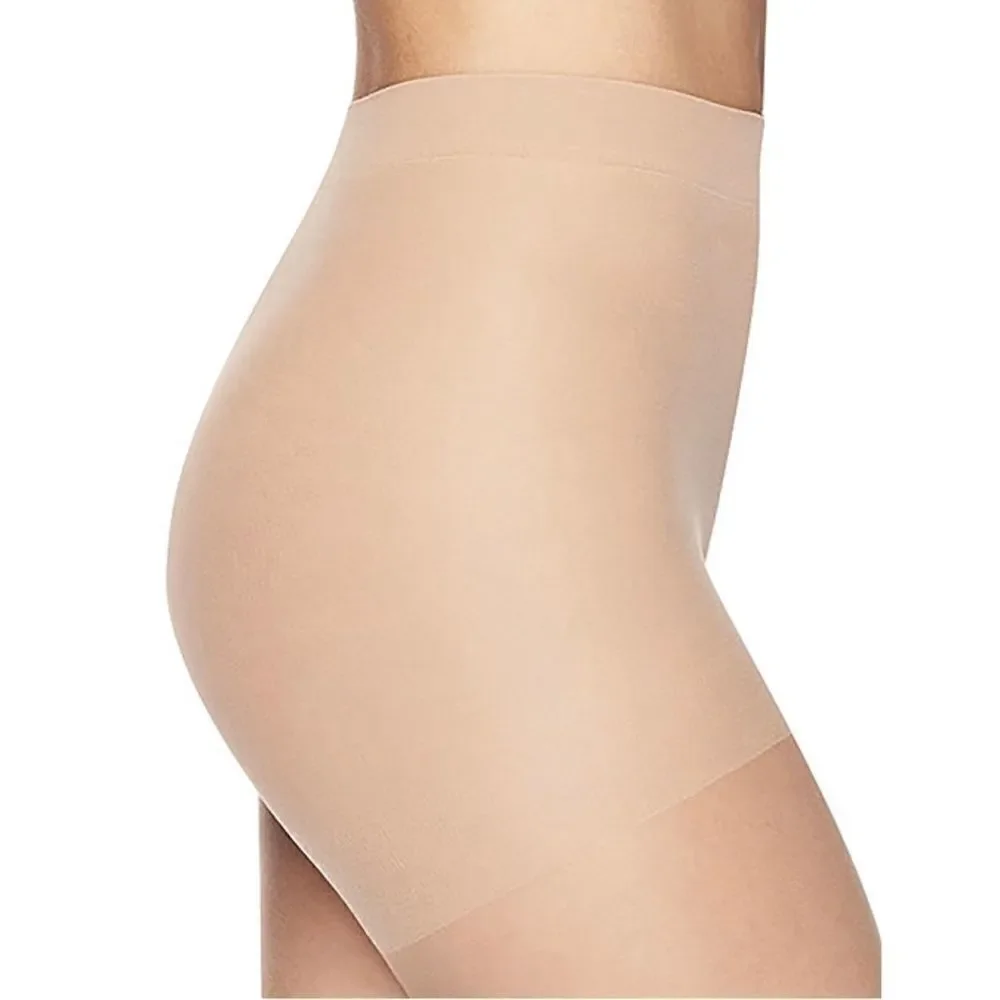 Sheer Medium Support Leg Control Top No-Roll Waistband Sheer Toe, 2, 2-Pk Size B